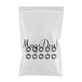 Max 10pcs Fishing Rod Guides Ring DIY Pole Guide Repair Black Groove 06
