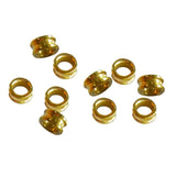 Max 10pcs Fishing Rod Guides Ring DIY Pole Guide Repair Golden Groove 06