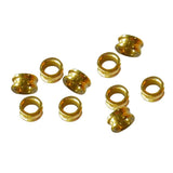Max 10pcs Fishing Rod Guides Ring DIY Pole Guide Repair Golden Groove 06