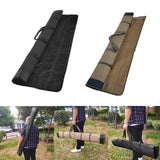 Max Large Capacity 1.3m Water-resistant Fishing Rod Bag Rod Holdall Black