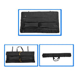 Max Large Capacity 1.3m Water-resistant Fishing Rod Bag Rod Holdall Black