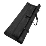 Max Large Capacity 1.3m Water-resistant Fishing Rod Bag Rod Holdall Black