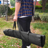 Max Large Capacity 1.3m Water-resistant Fishing Rod Bag Rod Holdall Black