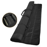 Max Large Capacity 1.3m Water-resistant Fishing Rod Bag Rod Holdall Black