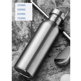 Max Stainless Steel Sports Water Bottle Cycling Hiking Flask 600ML