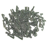 Max 100pcs Fishing Lead Clips with Pin Rubber Tube Safety Carp Fishing Tackles