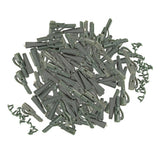 Max 100pcs Fishing Lead Clips with Pin Rubber Tube Safety Carp Fishing Tackles