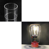 Max 1pcs Clear Glass Shade Cylinder Glass Lamp Shade Replacement Glass Shade S