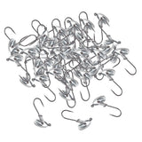 Max 50pcs Tumbler Lead Head Fishing Hooks Jig Bait for Soft Lure Fishinghook 7g