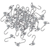 Max 50pcs Tumbler Lead Head Fishing Hooks Jig Bait for Soft Lure Fishinghook 7g