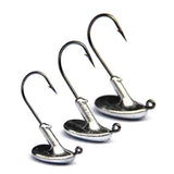 Max 50pcs Tumbler Lead Head Fishing Hooks Jig Bait for Soft Lure Fishinghook 7g