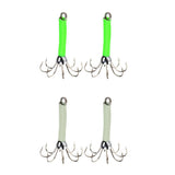 Max 2pcs Sea Fishing Squid Octopus Hook Saltwater Fishing Lure Hard Bait Green