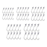 Max 10pcs Weighted Fishing Hooks Crank Hook with Lead for Swimbaits 3.5g
