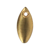 Max Metal Spoon Fishing Lures Hard Sequins Baits Golden 10pcs