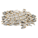 Max Metal Spoon Fishing Lures Hard Sequins Baits Silvery 100pcs