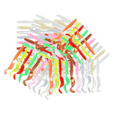 Max 100pcs Single-tailed Worm Fishing Grub Lures Baits Fishing Accessories 5.5cm