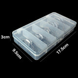 Max 1 Box Weighted Fishing Hooks with Lead Spring 50 Pieces