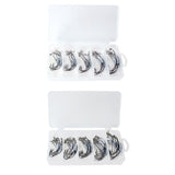 Max 1 Box Weighted Fishing Hooks with Lead Spring 50 Pieces
