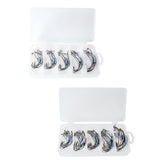 Max 1 Box Weighted Fishing Hooks with Lead Spring 50 Pieces