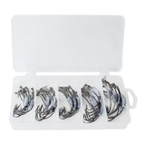 Max 1 Box Weighted Fishing Hooks with Lead Spring 50 Pieces