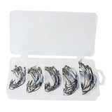Max 1 Box Weighted Fishing Hooks with Lead Spring 50 Pieces