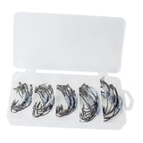 Max 1 Box Weighted Fishing Hooks with Lead Spring 50 Pieces