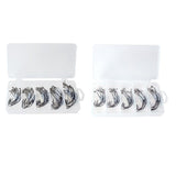 Max 1 Box Weighted Fishing Hooks with Lead Spring 50 Pieces