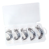 Max 1 Box Weighted Fishing Hooks with Lead Spring 25 Pieces