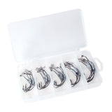 Max 1 Box Weighted Fishing Hooks with Lead Spring 25 Pieces