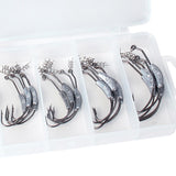 Max 1 Box Weighted Fishing Hooks with Lead Spring 25 Pieces