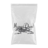 Max Maxb 50pcs Matte Black Carp Fishing Swivels Long Body Quick Change Swivel w/ Ring