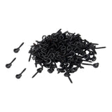 Max 50x Boilie Bait Screw Fishing Bait Ring Swivel Carp Fishing Terminal Tackle