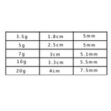 Max 50pcs Fishing Lead Weights Lead Fishing Sinker Weight Fishing Tackles 5g