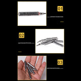 Max 50pcs Fishing Lead Weights Lead Fishing Sinker Weight Fishing Tackles 7g