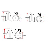 Max Maxb Carp Fishing Lead Weights Sinker Bullet Shaped Weights 10g