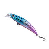 Max Minnow Fishing Lures Treble Hooks Swimbait Fishing Bait Crankbaits 06