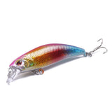 Max Minnow Fishing Lures Treble Hooks Swimbait Fishing Bait Crankbaits 10
