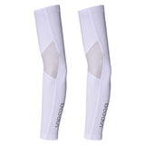 Max Cooling Arm Sleeves Cover UV Sun Protection Outdoor Sports Cycling White M