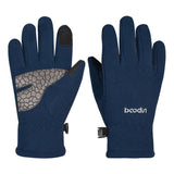Max Kids Cycling Gloves Winter Warm Bike Full Finger Gloves Blue