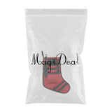 Max Christmas Stocking Xmas Tree Hanging Sock Storage Bag Pouch Red