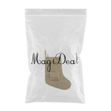 Max Christmas Stocking Xmas Tree Hanging Sock Storage Bag Pouch Khaki