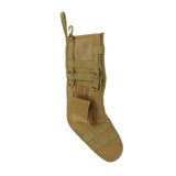 Max Christmas Stocking Xmas Tree Hanging Sock Storage Bag Pouch Khaki