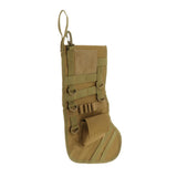 Max Christmas Stocking Xmas Tree Hanging Sock Storage Bag Pouch Khaki