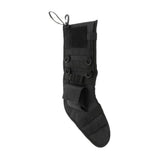 Max Christmas Stocking Xmas Tree Hanging Sock Storage Bag Pouch Black