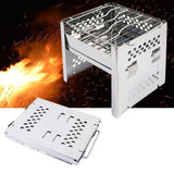 Max Adjustable Portable Mini BBQ Charcoal Grill Foldable Festive Barbecue Grill