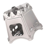 Max Portable Stainless Steel Camping Hiking Wood Stove Charcoal Burner L