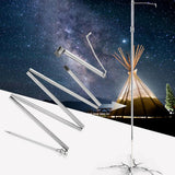 Max Camping Folding Lamp Pole Light Lamp Lantern