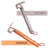 Max Outdoor Camping Hiking Tent Hammer Stake Remover Nail Puller Silver