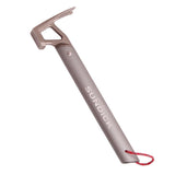 Max Outdoor Camping Hiking Tent Hammer Stake Remover Nail Puller Silver