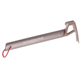 Max Outdoor Camping Hiking Tent Hammer Stake Remover Nail Puller Silver